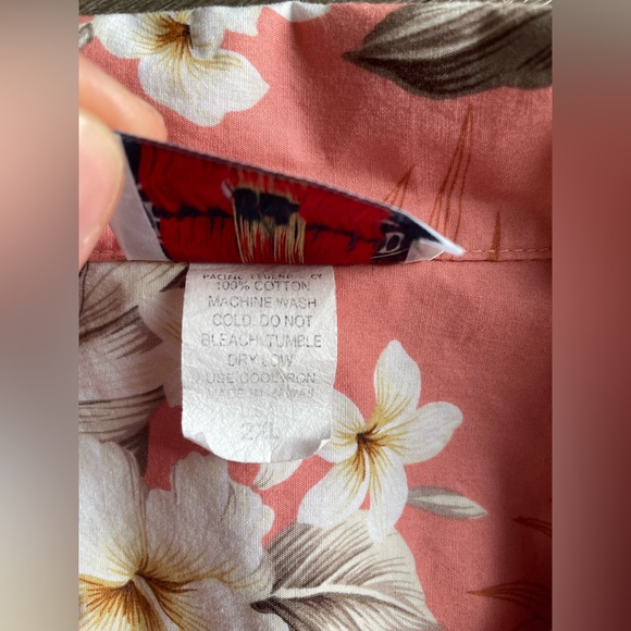 Pacific Legend Shirt Mens 2XL Hawaiian Aloha Cotton Floral Made USA Resort Beach - Picture 10 of 16